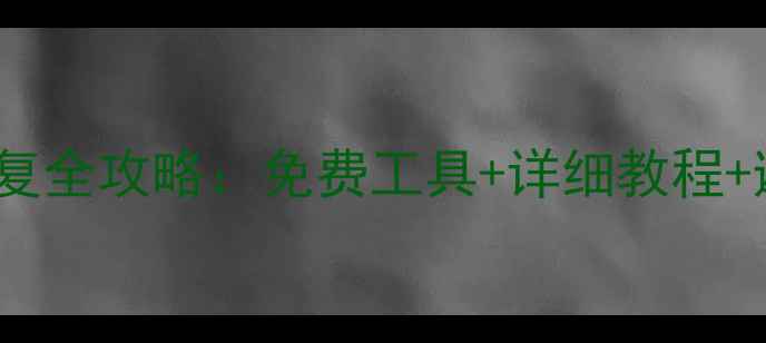 图片 PPPU盘0字节数据恢复全攻略：免费工具+详细教程+避坑指南（附下载）