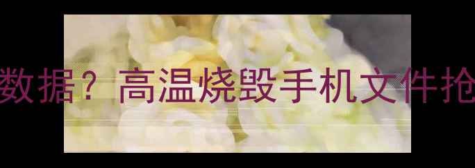 图片 手机过热损坏后如何恢复数据？高温烧毁手机文件抢救全攻略（附详细步骤）