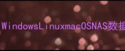 多系统数据恢复全攻略WindowsLinuxmacOSNAS数据包恢复技巧与工具推荐