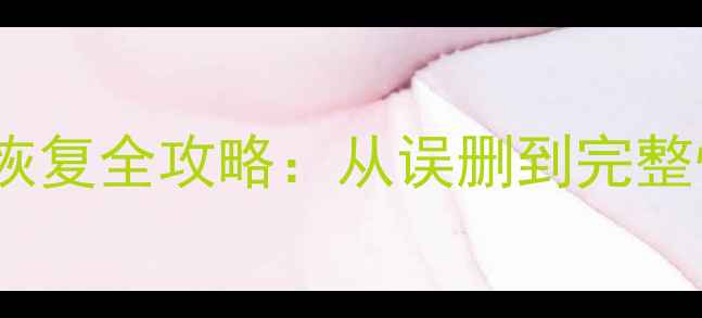 图片 FAT32文件系统数据恢复全攻略：从误删到完整恢复的7步解决方案1