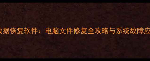图片 KOMODO数据恢复软件：电脑文件修复全攻略与系统故障应急指南1