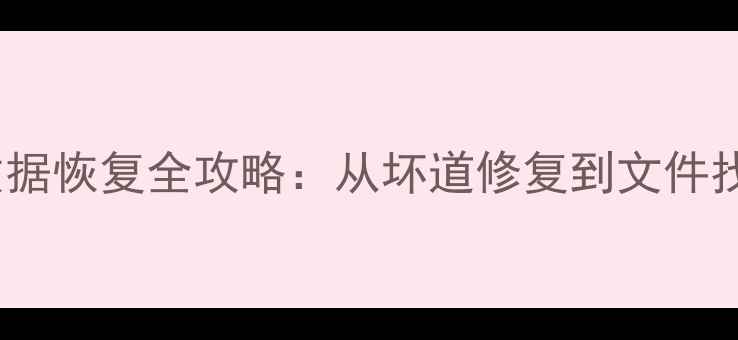 图片 SSD固态硬盘数据恢复全攻略：从坏道修复到文件找回的终极指南