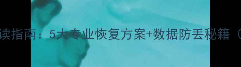 图片 WPS文档丢失必读指南：5大专业恢复方案+数据防丢秘籍（附免费工具）1