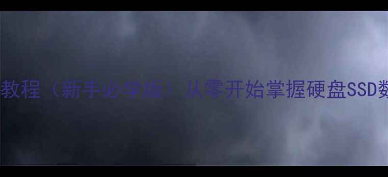 图片 WinHex数据恢复教程（新手必学版）从零开始掌握硬盘SSD数据恢复全流程2
