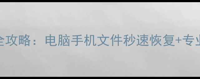 图片 万兴数据恢复专家VIP全攻略：电脑手机文件秒速恢复+专业教程（附免费试用）2