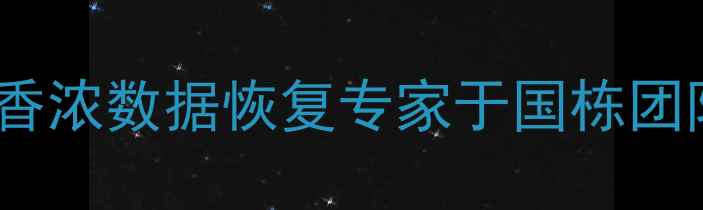 图片 专业数据恢复服务：北京香浓数据恢复专家于国栋团队的技术突破与行业实践1