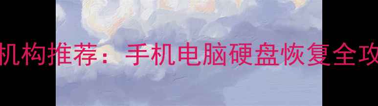 图片 专业数据恢复机构推荐：手机电脑硬盘恢复全攻略与注意事项