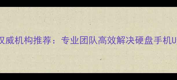 图片 中关村数据恢复权威机构推荐：专业团队高效解决硬盘手机U盘数据丢失问题1