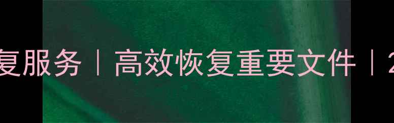 图片 临朐专业电脑数据恢复服务｜高效恢复重要文件｜24小时紧急救援电话1