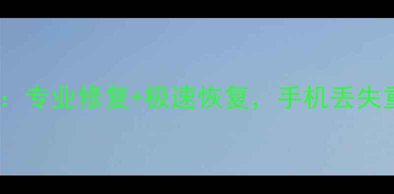 图片 南汇手机数据恢复全攻略：专业修复+极速恢复，手机丢失重要文件如何快速找回？2