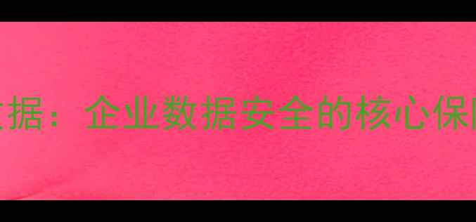 图片 可恢复应用数据：企业数据安全的核心保障与实操指南
