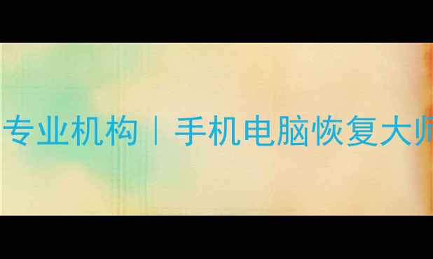 图片 夏邑县手机数据恢复专业机构｜手机电脑恢复大师｜免费检测不收费2