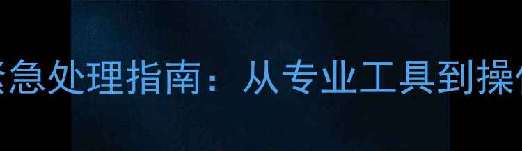 图片 外汇交易数据丢失的紧急处理指南：从专业工具到操作细节的完整解决方案