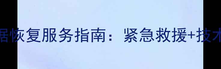 图片 廉江市专业硬盘数据恢复服务指南：紧急救援+技术+本地化解决方案2