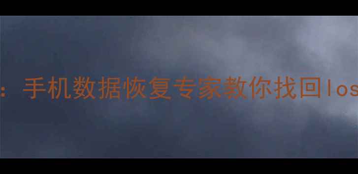 图片 微信聊天数据恢复5步教程：手机数据恢复专家教你找回lost聊天记录（附操作图解）