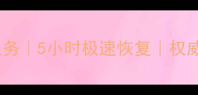 图片 成都专业硬盘数据恢复服务｜5小时极速恢复｜权威认证｜24小时应急支持1