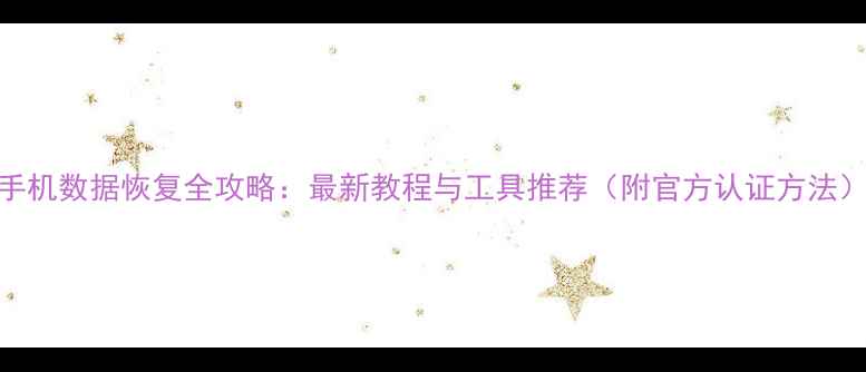 图片 手机数据恢复全攻略：最新教程与工具推荐（附官方认证方法）