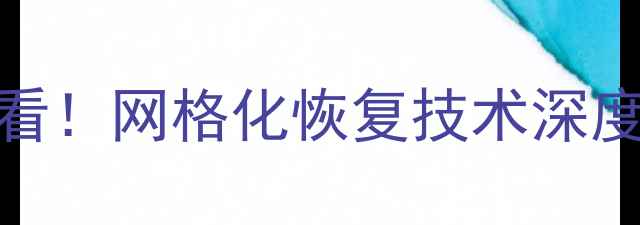 图片 手机数据恢复必看！网格化恢复技术深度（附实操教程）
