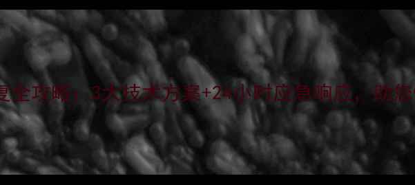 图片 新疆服务器数据恢复全攻略：3大技术方案+24小时应急响应，助您快速恢复核心数据1