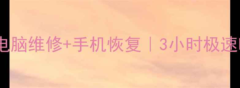 图片 杭州专业数据恢复服务｜电脑维修+手机恢复｜3小时极速响应｜杭州市民信赖品牌1