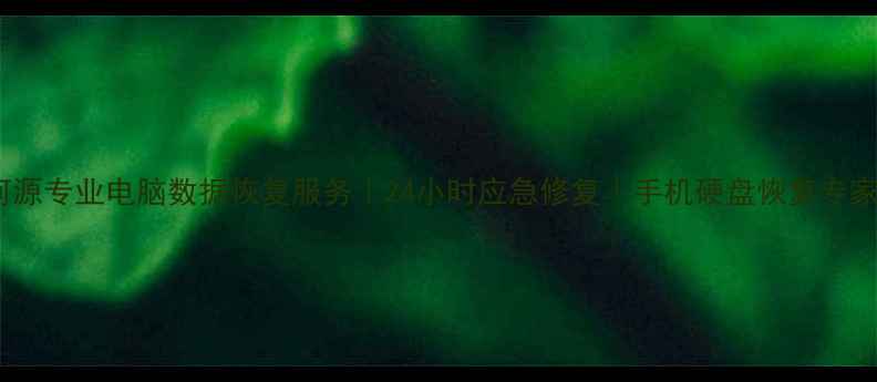 图片 河源专业电脑数据恢复服务｜24小时应急修复｜手机硬盘恢复专家1