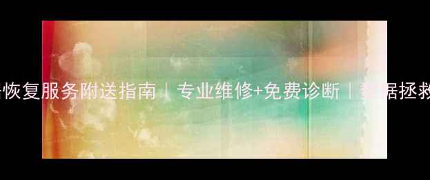 图片 硬盘数据恢复服务附送指南｜专业维修+免费诊断｜数据拯救全攻略1