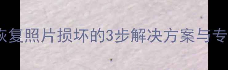 图片 硬盘数据恢复照片损坏的3步解决方案与专业指南_11