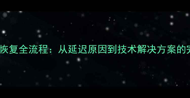 图片 网站数据恢复全流程：从延迟原因到技术解决方案的完整指南1