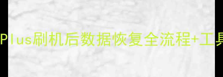 图片 苹果6sPlus刷机后数据恢复全流程+工具推荐1