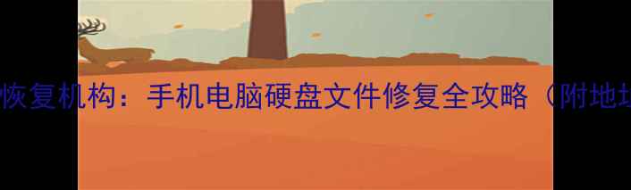 图片 荣县权威数据恢复机构：手机电脑硬盘文件修复全攻略（附地址+服务范围）