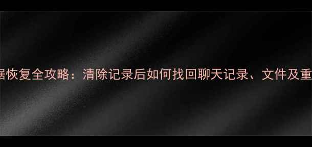 图片 钉钉数据恢复全攻略：清除记录后如何找回聊天记录、文件及重要信息1