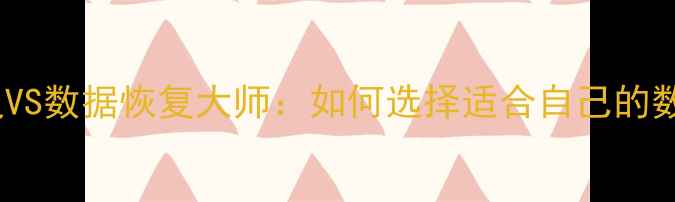 图片 💻数据恢复精灵VS数据恢复大师：如何选择适合自己的数据恢复工具？2