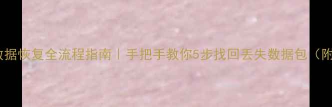 图片 💾萤火突击数据恢复全流程指南｜手把手教你5步找回丢失数据包（附避坑攻略）2