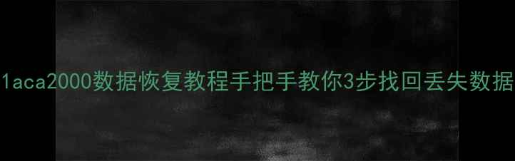 图片 📁dt01aca2000数据恢复教程手把手教你3步找回丢失数据！💻2