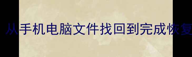 图片 📱数据恢复服务全攻略｜从手机电脑文件找回到完成恢复只需3小时！附真实案例