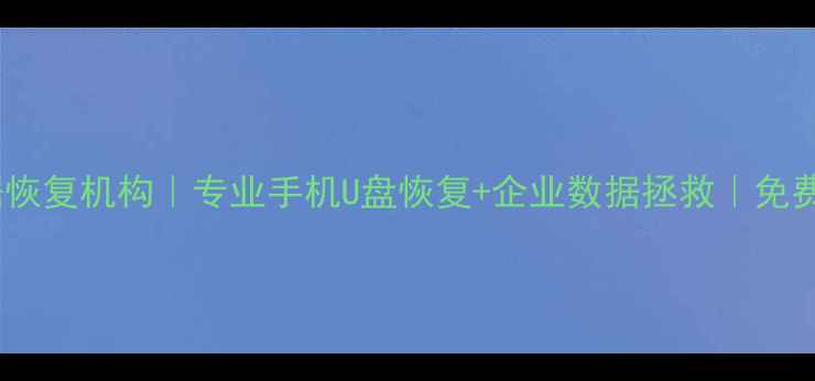 图片 📱💻上海电脑数据恢复机构｜专业手机U盘恢复+企业数据拯救｜免费诊断24小时服务2