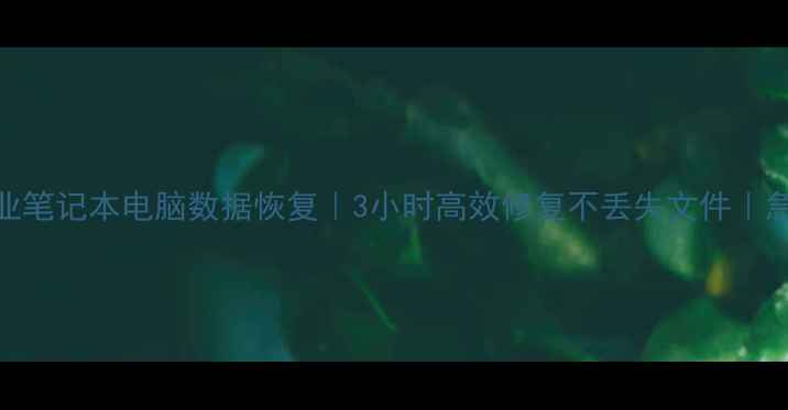 图片 📱💻北京专业笔记本电脑数据恢复｜3小时高效修复不丢失文件｜急修加急服务