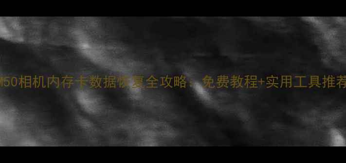 图片 📸M50相机内存卡数据恢复全攻略：免费教程+实用工具推荐📁