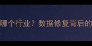 数据恢复属于哪个行业数据修复背后的六大黄金赛道