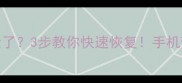 乐视2Root后数据全没了3步教你快速恢复手机变砖也能救回重要文件