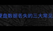 加密硬盘数据丢失的三大常见场景