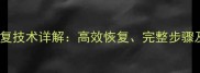 电芯数据恢复技术详解高效恢复完整步骤及注意事项
