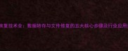 数据恢复技术全数据转存与文件修复的五大核心步骤及行业应用指南