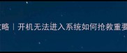 蓝屏后数据恢复全攻略开机无法进入系统如何抢救重要文件附工具实测