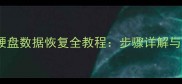 PE环境下硬盘数据恢复全教程步骤详解与专业指南