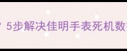 佳明手表数据恢复失败5步解决佳明手表死机数据丢失问题亲测有效