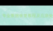 硬盘病毒感染数据丢失专业数据恢复教程及应急处理指南附实操步骤