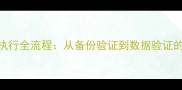 数据库恢复后执行全流程从备份验证到数据验证的7个关键步骤