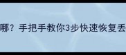 WPS数据恢复中心入口在哪手把手教你3步快速恢复丢失文件新手必看教程