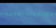 备份个人数据如何快速恢复5大常见问题全与专业恢复方案
